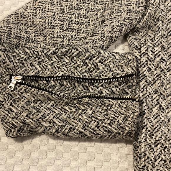 Small Wool Moto Herringbone Jacket by GAP - Picture 4 of 10